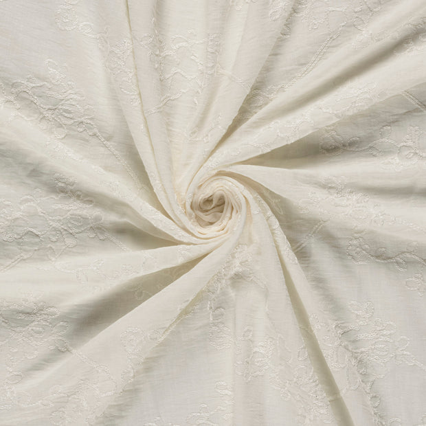 Geweven Polyester stof Gebroken wit 