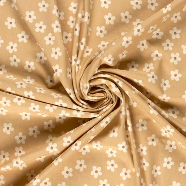  fabric Beige printed 