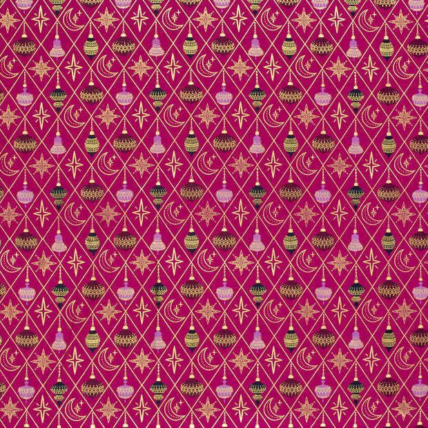 Baumwolle Popeline fabrik Magenta 