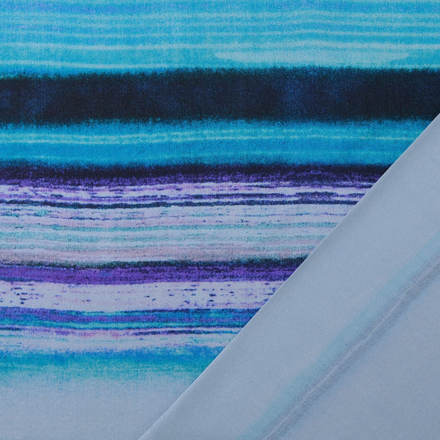 Viscose Satin fabric Cobalt digital printed 