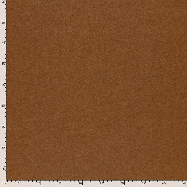Felt 1.5mm fabric Unicolour Brown