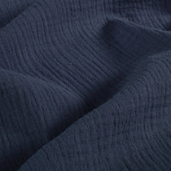 Double gaze Unicolore Bleu acier