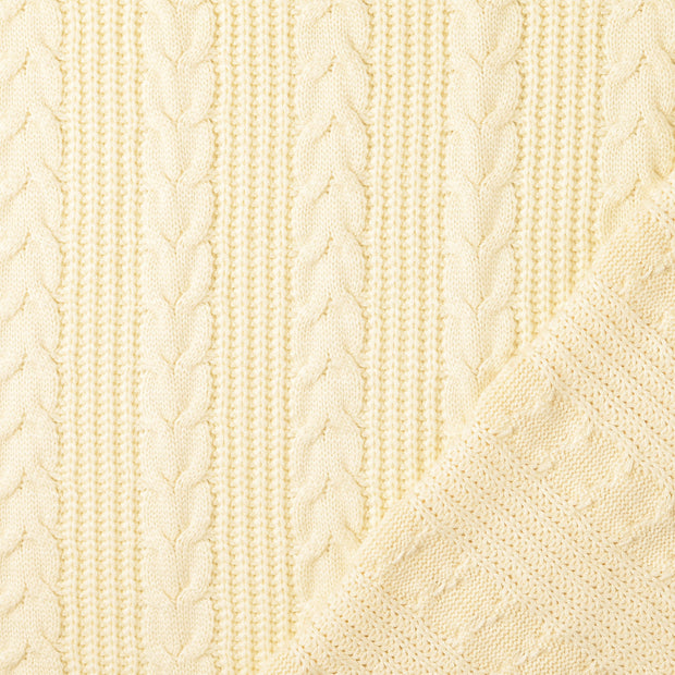 Heavy Knit fabrik Nude garngefärbt 