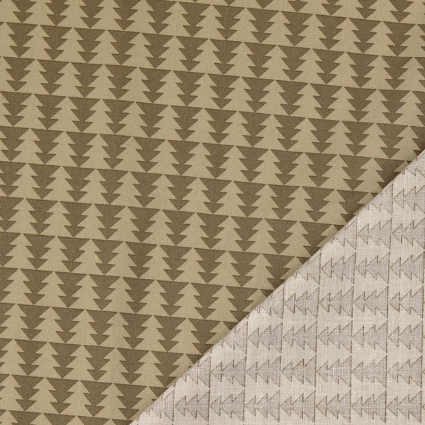  fabric Beige printed 