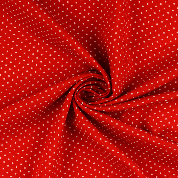 Viscose Poplin fabric Red 