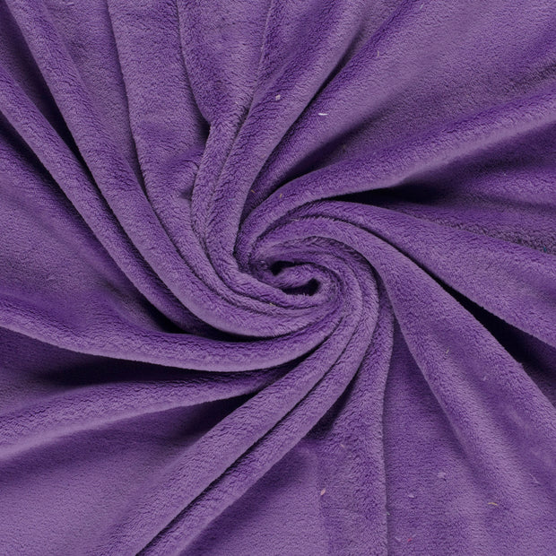 Polaire Doudou tissu Pourpre 