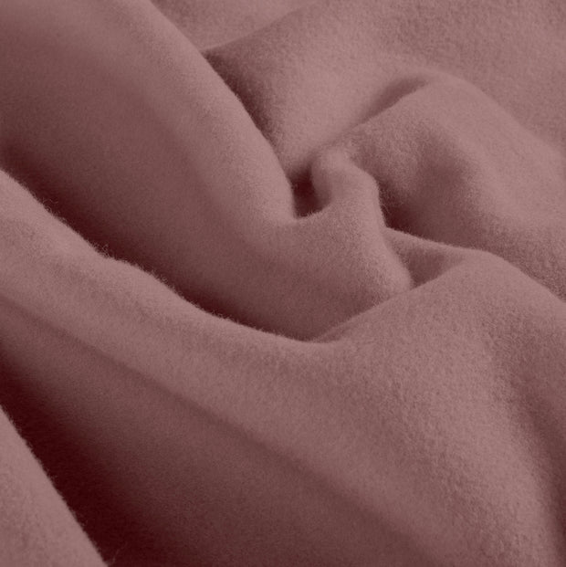 Cotton Fleece fabric Unicolour Mauve