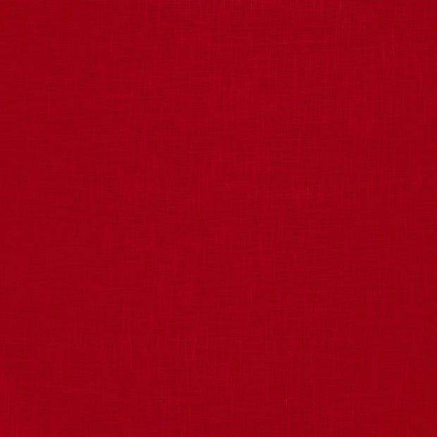 Ramie Linen fabric Dark Red matte 