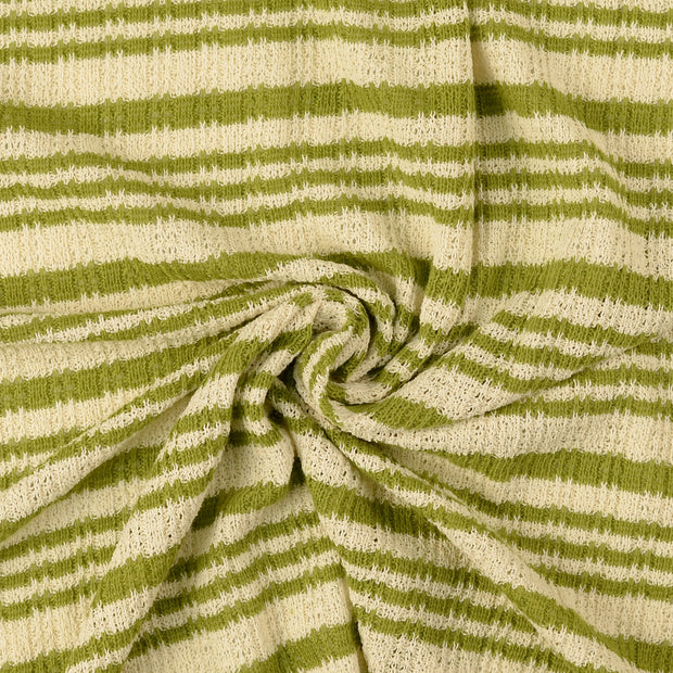 Heavy Knit fabrik Grün 