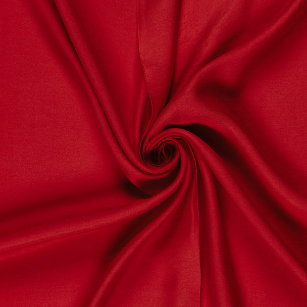Viscose Nylon Twill fabrik Rot 