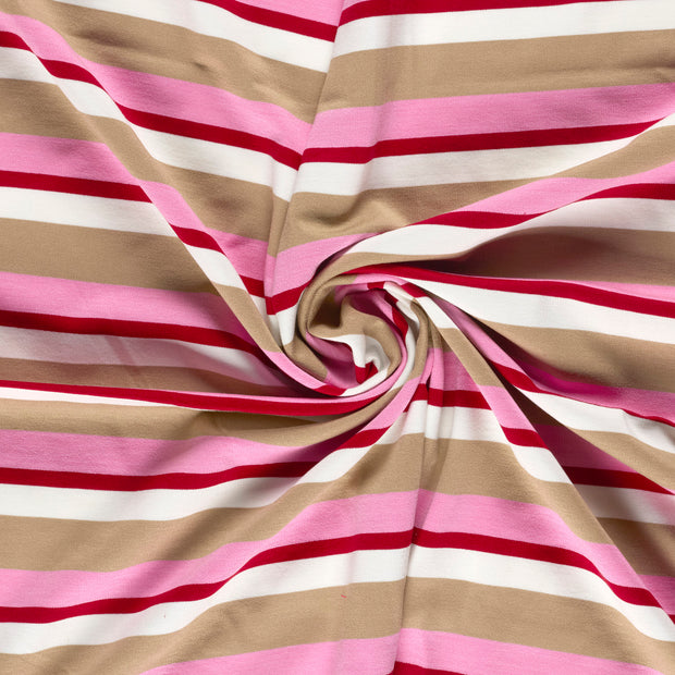 Punta di Roma fabric Pink yarn dyed 