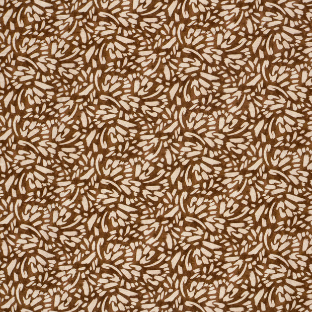French Terry fabric Brown 