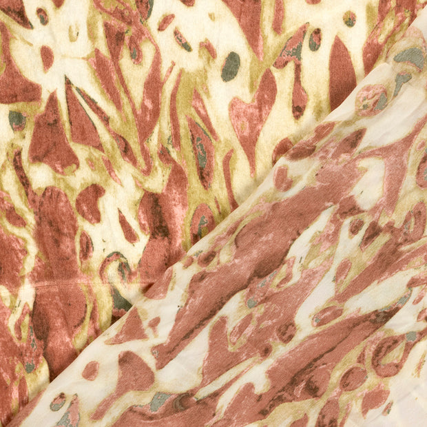 Satin Velvet tela Abstracto estampado 