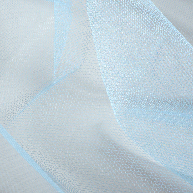 Tulle fabric Unicolour Baby Blue