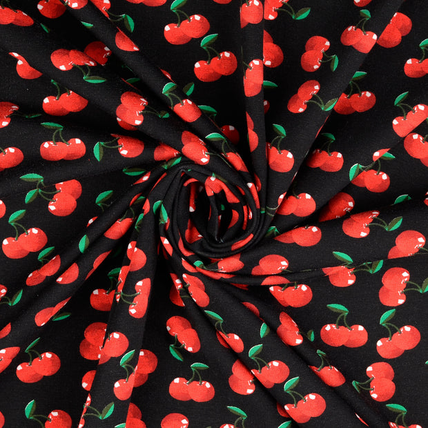 Jersey fabric Black 