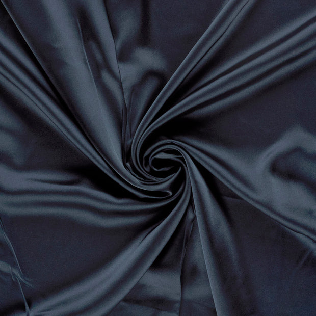 Satin tissu Bleu Marine 
