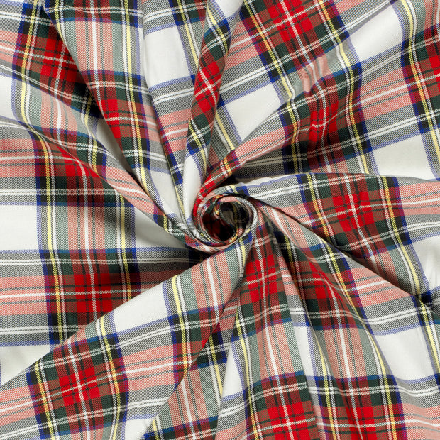 Gabardine Stretch fabric White 