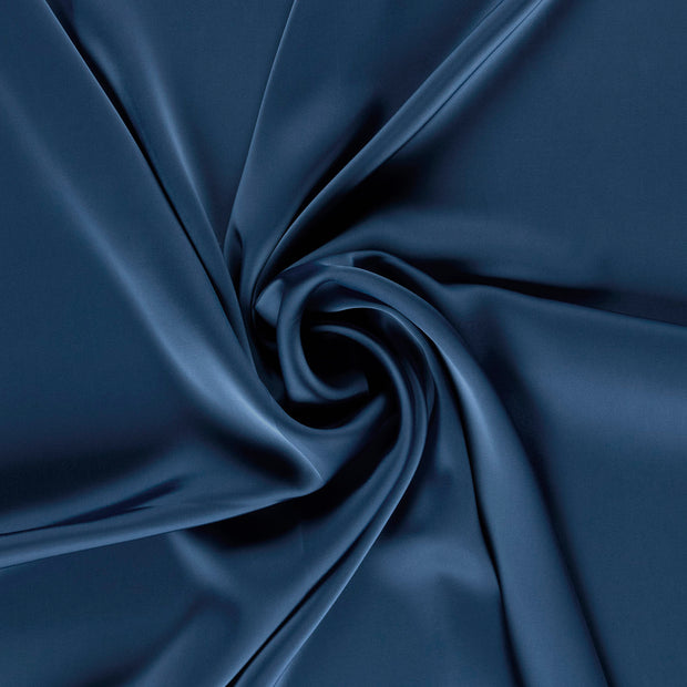 Satin fabrik Blau 