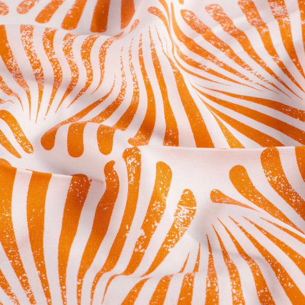 Bamboo Poplin fabric Shells Orange