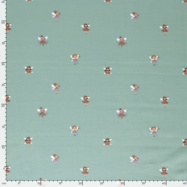 Jersey fabric Baby Blue