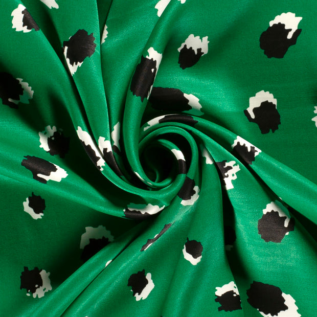 Viscose Satin tissu Vert