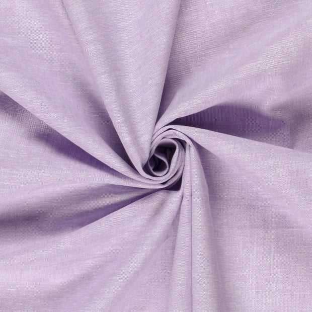 Chambré fabric Melange Lila