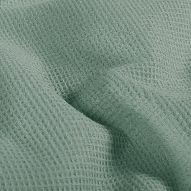 Piqué tipo gofre tela Unicolor Menta Helada