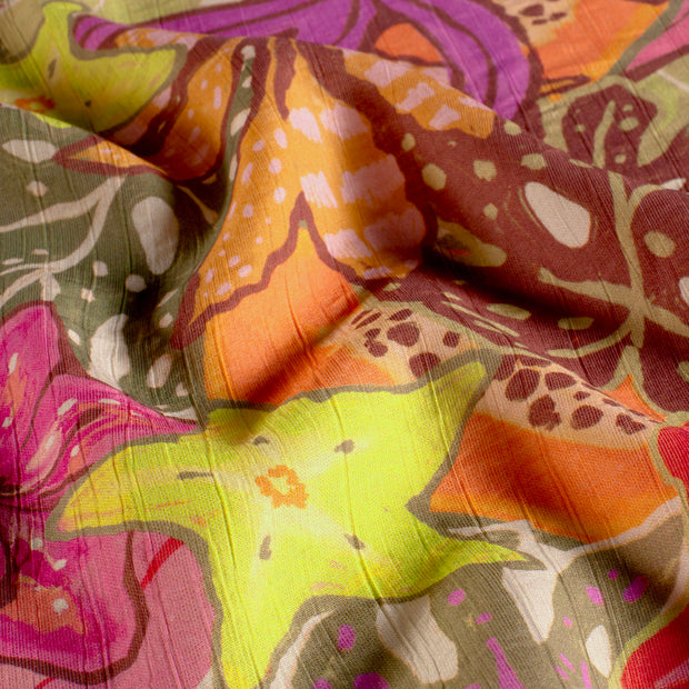  fabric Flowers Fuchsia