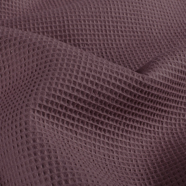 Piqué tipo gofre tela Unicolor Mauve