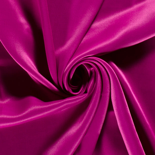 Viscose Satin fabrik Uni Lila