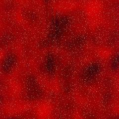 Cretonne Kerstmis Bordeaux