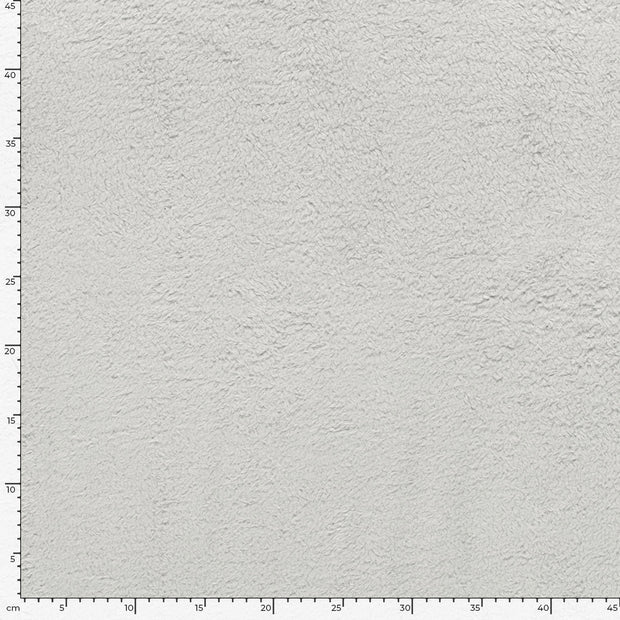 Sherpa Fleece fabrik Uni Hellgrau