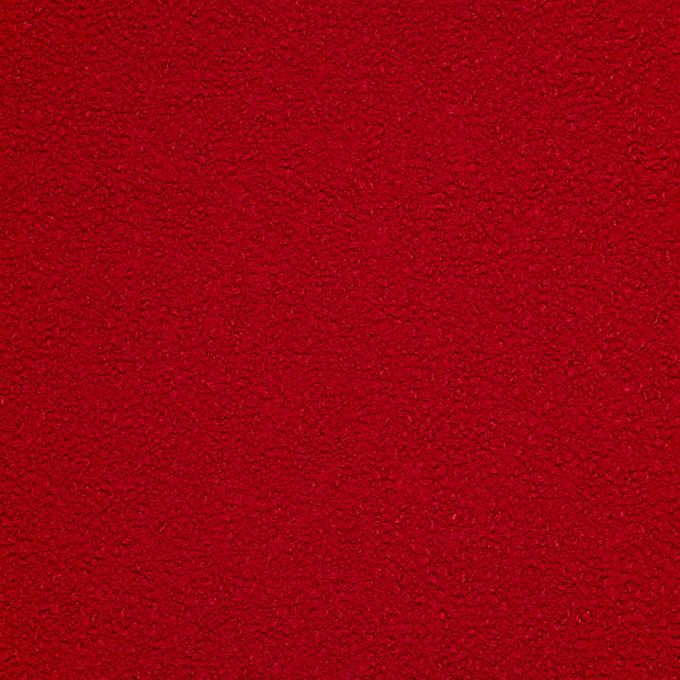 Bouclé tissu Rouge mat 