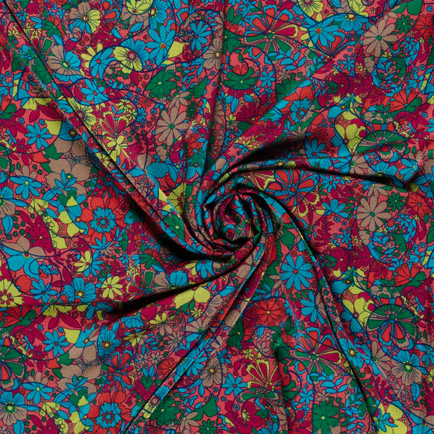 Polyester Bubble tissu Rouge Bordeaux imprimé 