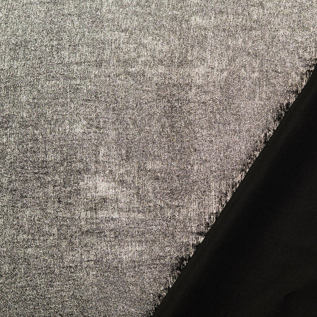 Geweven Polyester stof Zilver Lurex 