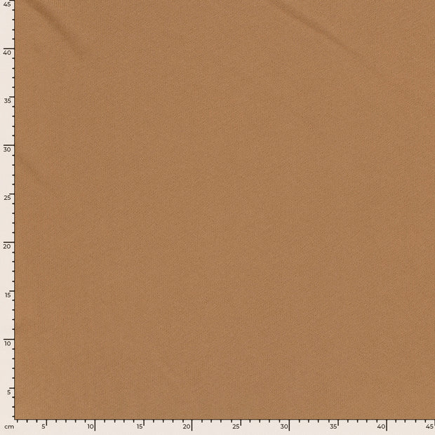 Heavy Knit tissu Unicolore Noix de Muscade