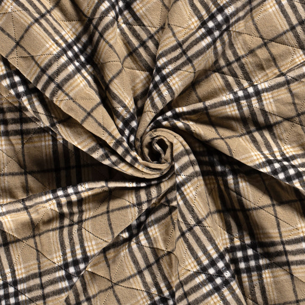 Jacquard tissu Beige matelassée 