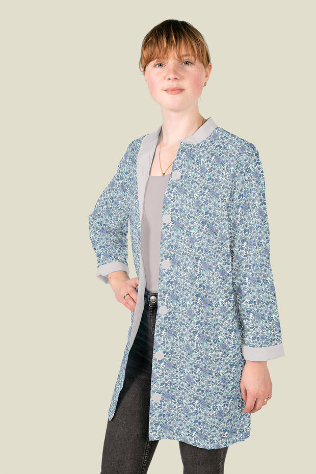 Cotton Poplin fabric Cobalt matte 