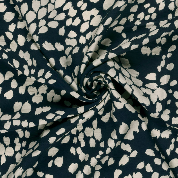 Viscose Nylon Crepe fabric printed 