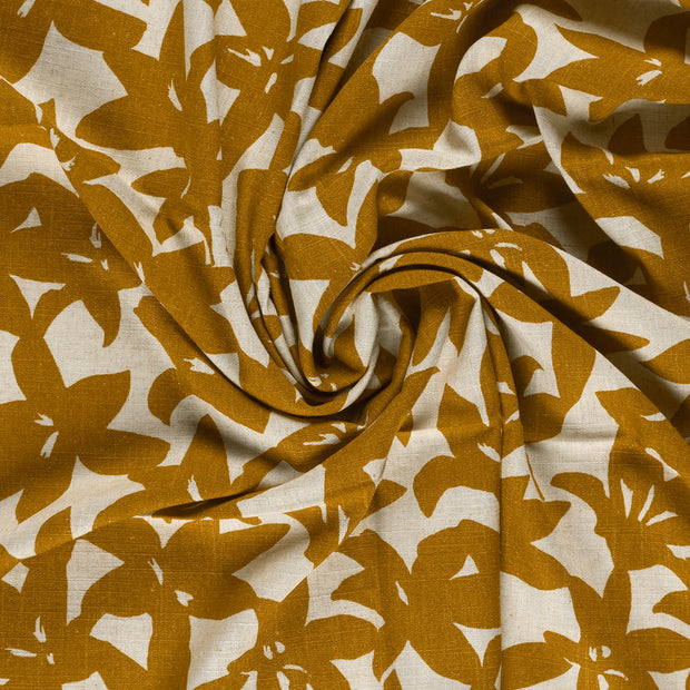  tela Ocre estampado 