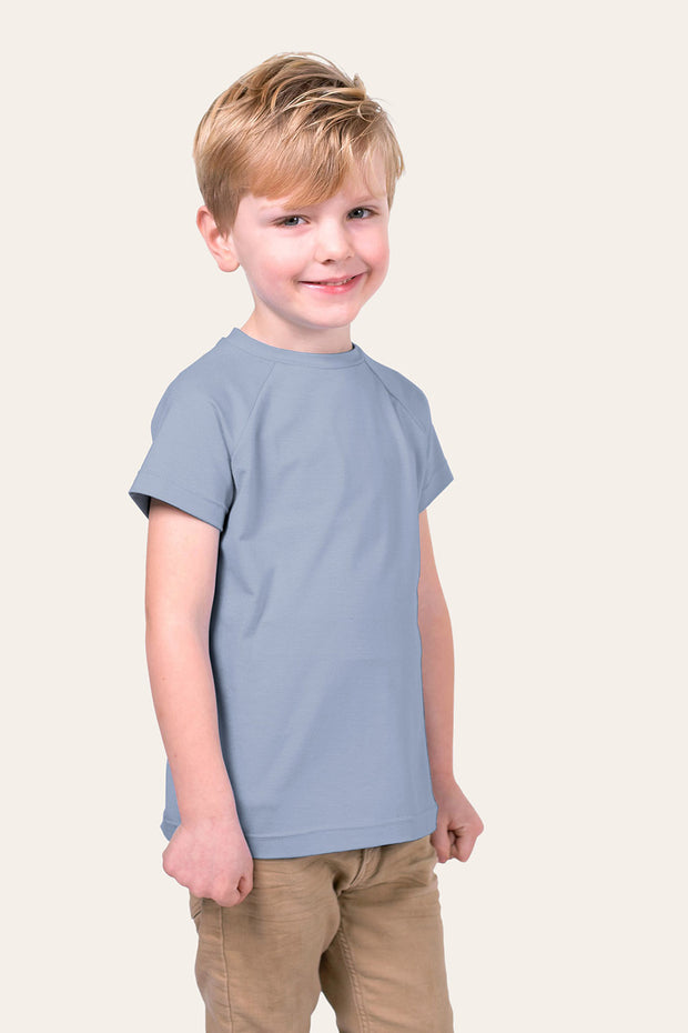 Bamboo Jersey fabric Unicolour Baby Blue