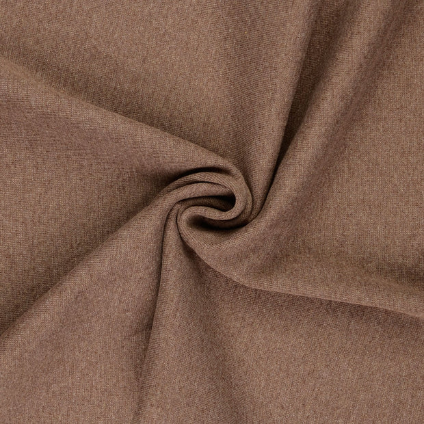 Heavy Knit fabrik Braun 