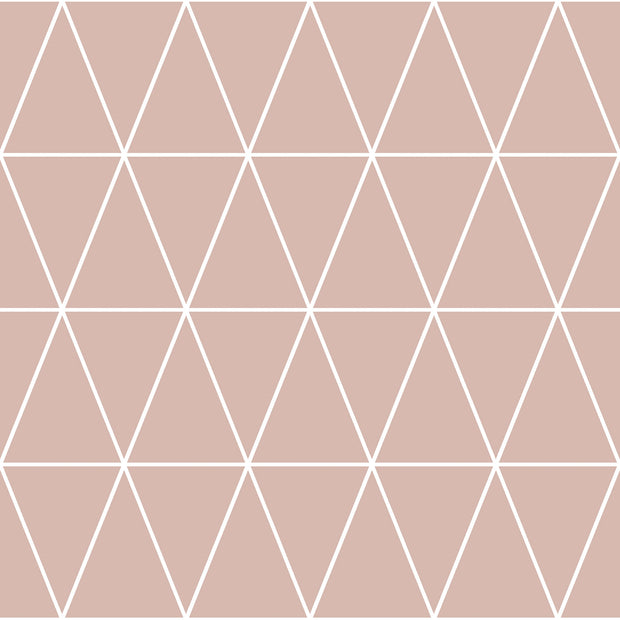 Aqua Protect (waterproof) fabric Triangle Pink