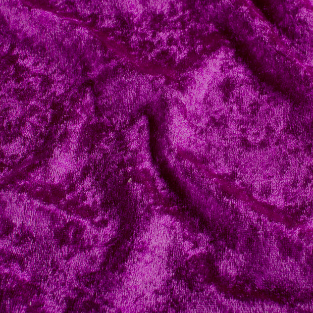 Velours tissu Unicolore Fuchsia