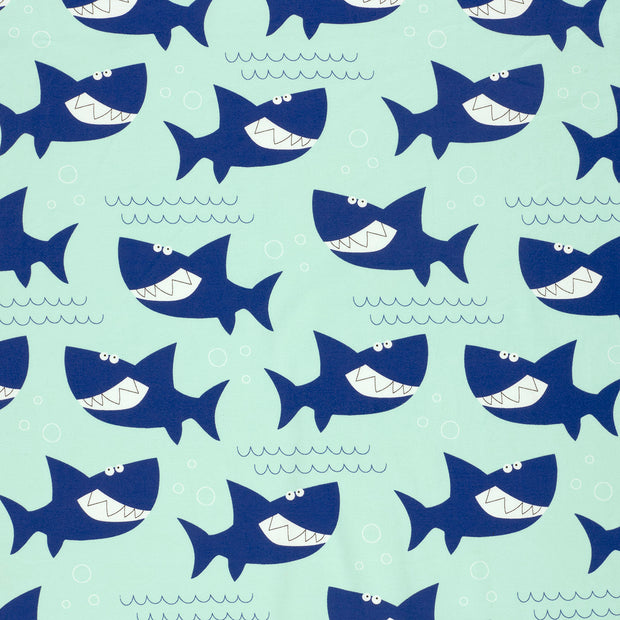 Jersey fabric Baby Blue soft 
