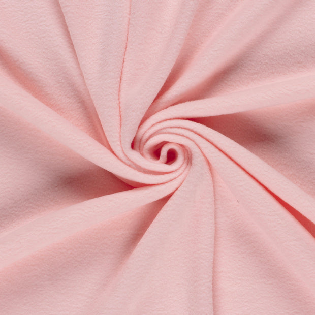 Polaire tissu Rose clair brossé 