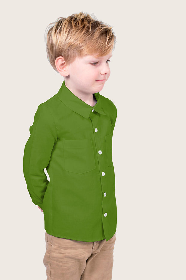 Viscose Poplin fabrik Uni Grün