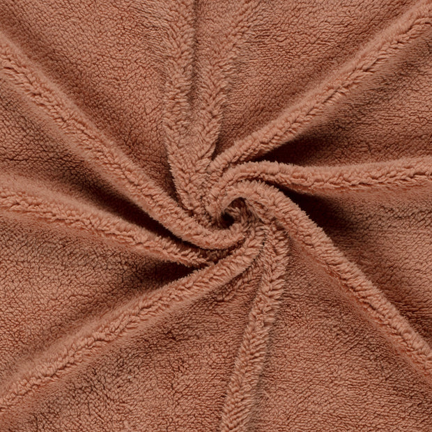 Sherpa Fleece fabric Nutmeg 