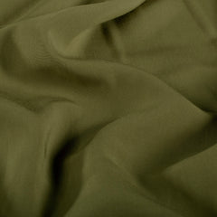Viscose Poplin Unicolour Olive Green