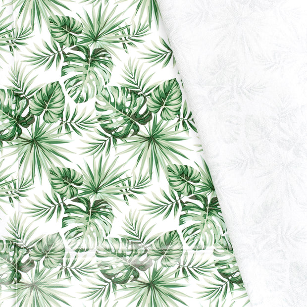 Toile Cirée tissu Feuilles imprimé 